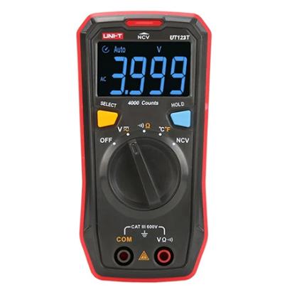 Multimetru digital Uni-T UT123T cu NCV, EBTN și măsurare temperatură