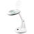 Lampă cu lupă 5 dioptrii LED 6W Rebel, braț reglabil, lumină rece 6500K