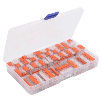 Trusă conectori rapizi electrici 75 buc (2/3/5 porturi) în cutie