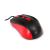 Mouse optic USB Omega OM05, 1000 DPI, 3 butoane, negru-rosu