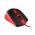 Mouse optic USB Omega OM05, 1000 DPI, 3 butoane, negru-rosu