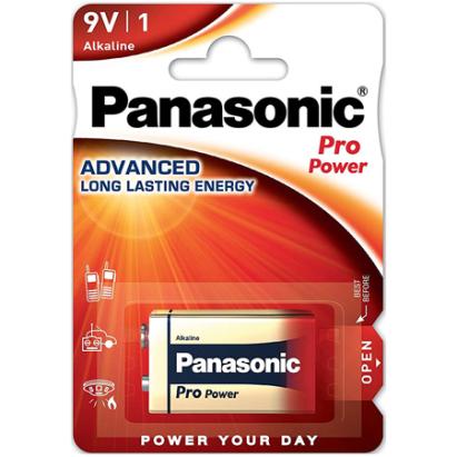 Baterie alcalină 9V Panasonic Pro Power, 1 bucată în blister