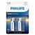 BATERIE ULTRA ALKALINE LR14 C BLISTER 2 BUC PHILIPS