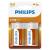 BATERIE LONGLIFE R20 D BLISTER 2 BUC PHILIPS