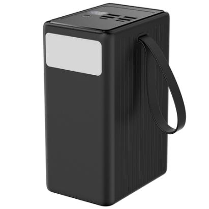 Power bank Platinet 80000mAh, 65W PD, USB-C + 4x USB-A, negru