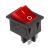 Întrerupător ON/OFF cu basculă IRS-201, roșu, 1A pentru panou