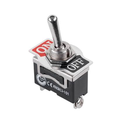 Intrerupator ON/OFF KN3-101, comutator basculant 10A 125VAC / 6A 250VAC