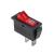 Întrerupător tip rocker On/Off 20A 125V cu iluminare roșie