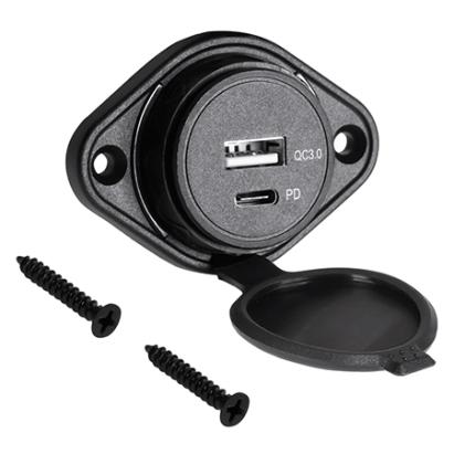 MUFA ALIMENTARE USB / TYPE C QC / PD