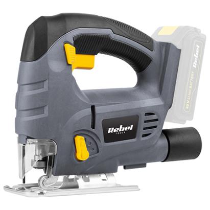 Fierăstrău pendular Rebel 20V pentru lemn/metal, fără acumulator, 65 mm