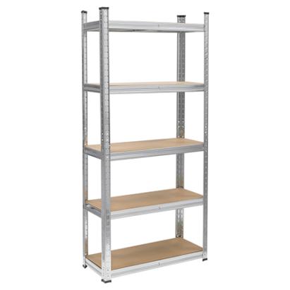 Raft metalic Rebel cu 5 polite MDF, 150x70x30 cm, 750 kg