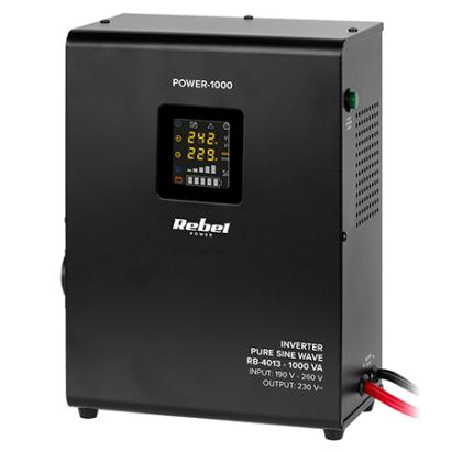 UPS pentru centrală termică cu sinus pur 1000VA/700W, 12V, Rebel