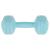 Set gantere compozit 2 x 2 kg Rebel Active, acoperire PVC pentru fitness