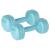 Set gantere compozit 2 x 2 kg Rebel Active, acoperire PVC pentru fitness
