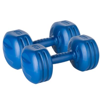 Set gantere compozit Rebel Active 2 x 4 kg, acoperire PVC pentru antrenament