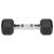 Set gantere hexagonale cauciucate 2x3 kg din fontă, Rebel Activ