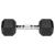 Set gantere hexagonale 2x5 kg din fontă cauciucată Rebel Activ