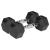 Set gantere hexagonale 2x5 kg din fontă cauciucată Rebel Activ