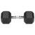 Set gantere hexagonale cauciucate Rebel, 2 x 12,5 kg, din fontă