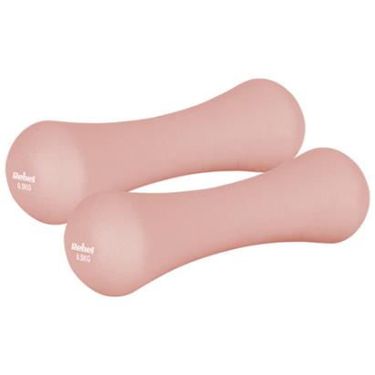 Set gantere din fontă cu înveliș din neopren 2 x 0,5 kg Rebel Active