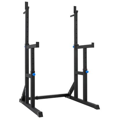 Suport pentru haltere reglabil cu protectie Rebel Active, 200 kg, otel