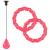 CERC FITNESS SMART HULA HOOP 50 CM ROZ REBEL ACTIVE