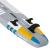 SET PLACA GONFLABILA STAND UP PADDLE SUP PRO REBEL ACTI