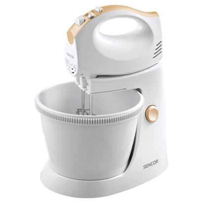 Mixer cu bol rotativ Sencor 500W, 5 viteze si Turbo, bol 3,5 L