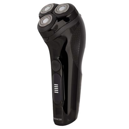 Aparat de ras rotativ Sencor SMS4210BK, 3 capete, baterie Li-ion, negru