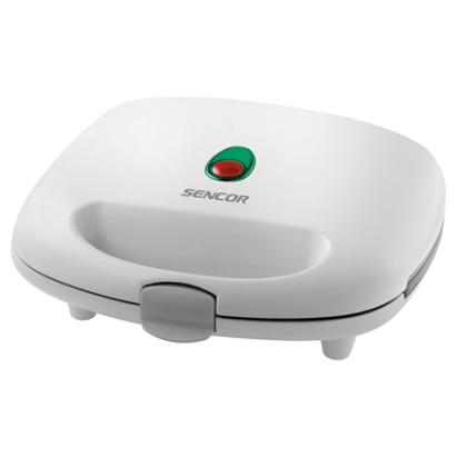 Sandwich maker Sencor 700W cu plăci antiaderente, 4 triunghiuri