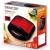 Sandwich maker Sencor 700W roșu, plăci antiaderente, 2 sandwich-uri
