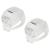 Set lumini bicicletă Rebel din silicon, LED față/spate, 2 moduri