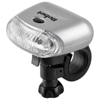 Far bicicletă Rebel JY-604F cu 5 LED-uri, 3 moduri și montaj rapid
