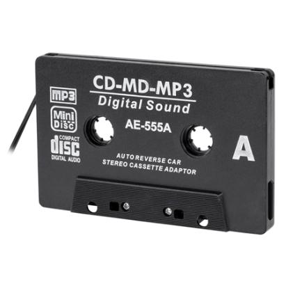 Adaptor casetă auto pentru redare CD/MP3 la casetofon, auto-reverse