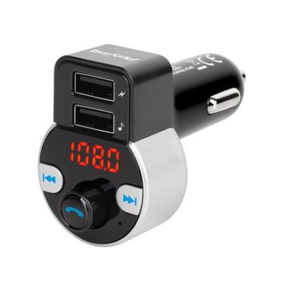 Modulator FM auto Peiying cu Bluetooth 4.2, 2xUSB și slot microSD