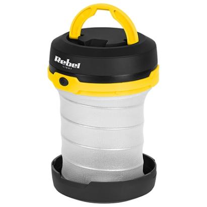 Lanternă camping pliabilă Rebel 1W, 100 lm, cu cârlig de agățare