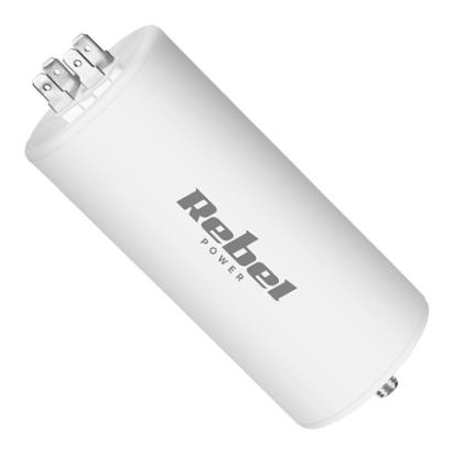 Condensator motor 35µF 450V AC cu șurub, Rebel, pentru motor monofazat