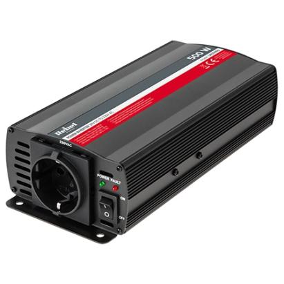 Invertor 24V la 230V 500W Rebel, alimentare auto/camion pentru prize AC