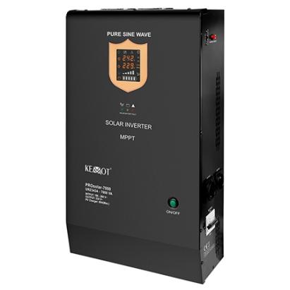 Invertor solar 48V 5000W (7000VA) cu MPPT, undă sinus pură Kemot Prosolar-7000