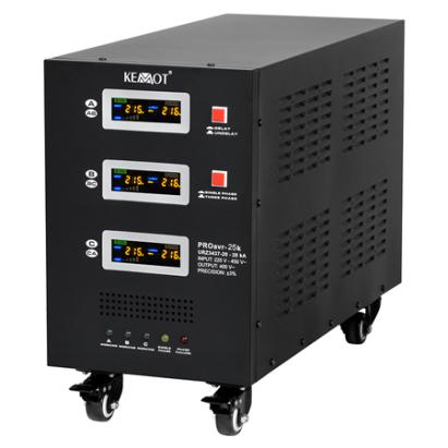 Stabilizator de tensiune trifazat 25kVA cu servomotor, Kemot PROAVR-25K