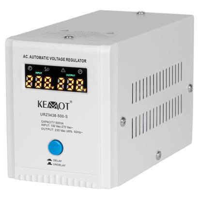 Stabilizator de tensiune automat Kemot 500VA cu afișaj digital și protecții