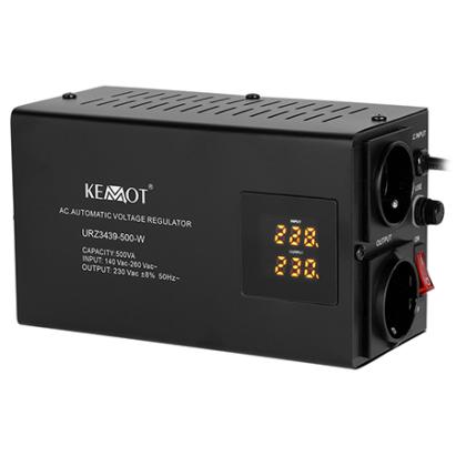 Stabilizator de tensiune automat Kemot 500VA, montaj pe perete, 230V