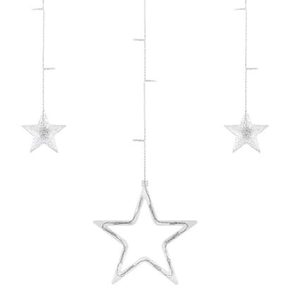 CORTINA CU STELE ALB CALD REBEL