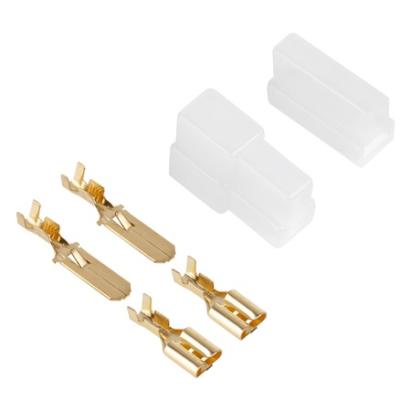 Set papuci auto tata/mama 6,3 mm cu protecție din plastic, 2 perechi