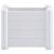 Strat înălțat de grădină, alb, 43 x 43 x 35 cm, PP GartenMobel Dekor