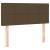 Pat box spring cu saltea, maro închis, 90x200 cm, textil GartenMobel Dekor