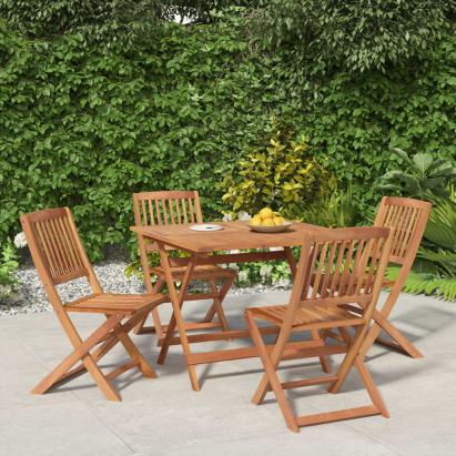 Set mobilier de grădină, 5 piese, lemn masiv de acacia GartenMobel Dekor