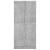 Șifonier, gri beton, 82,5x51,5x180 cm, lemn prelucrat GartenMobel Dekor