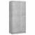 Șifonier, gri beton, 82,5x51,5x180 cm, lemn prelucrat GartenMobel Dekor