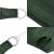 Pânză parasolar, verde închis, 4x5x6,8 m, HDPE, 160 g/m² GartenMobel Dekor